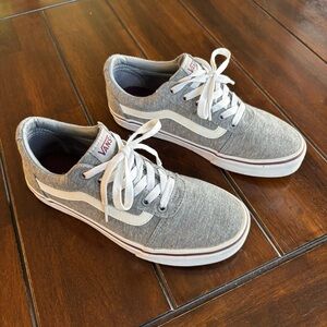Vans Women’s Old Skool Gray & White Speckle Jersey Low Top Sneakers Size 8.5